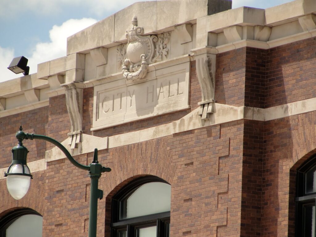 City Hall building in South Omaha