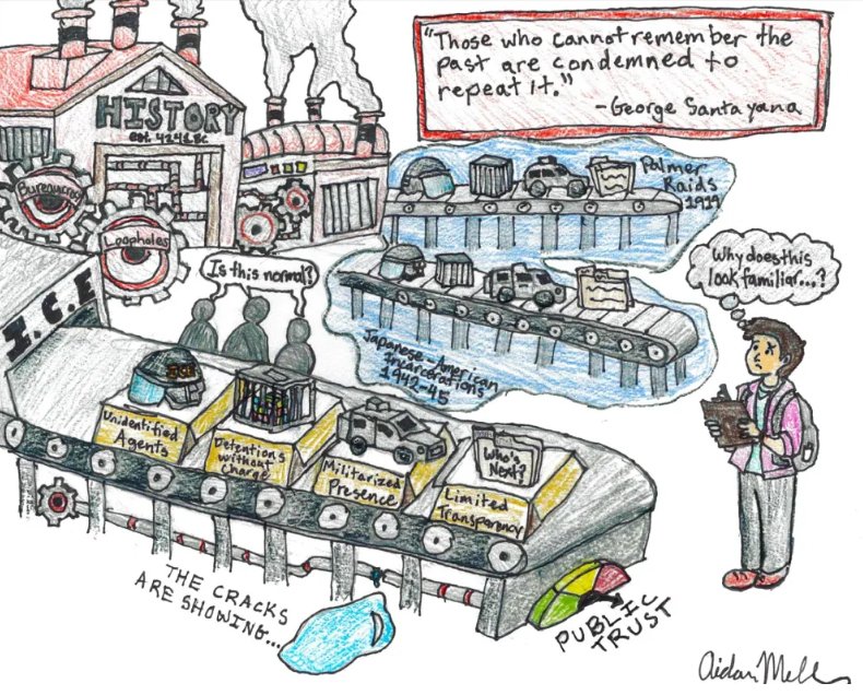 An editorial cartoon Gretna East officials removed.