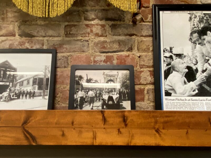 The walls of Santa Lucia Hall in Omaha's Little Italy are filled with photographs and artifacts from the neighborhood's past