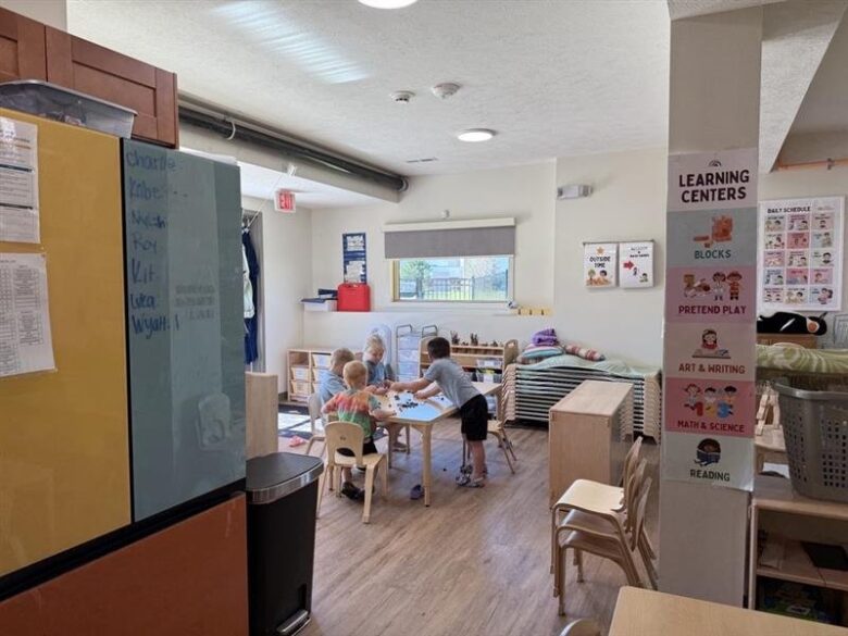 Children at the Milford center