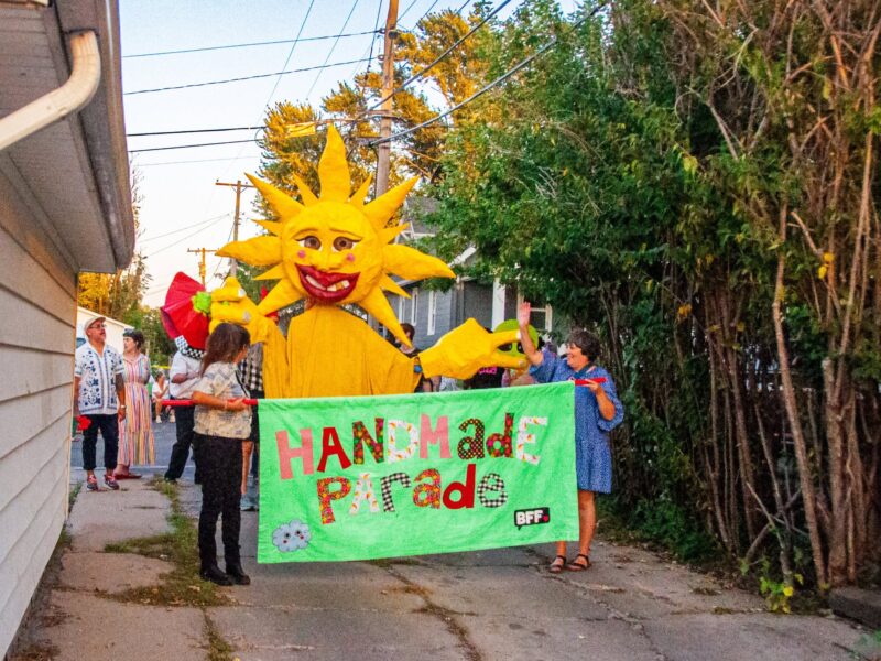 Last year’s handmade parade in Benson