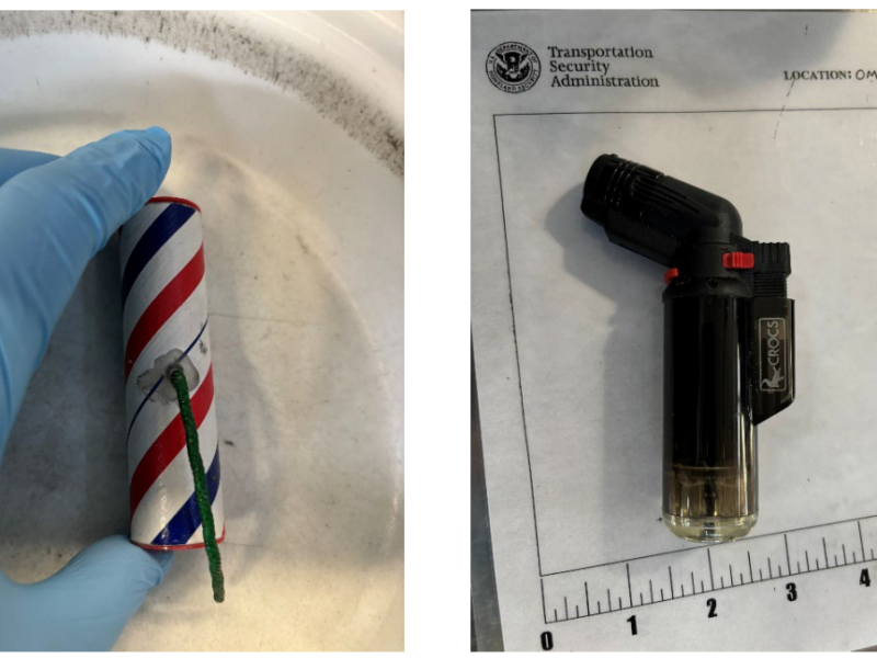 Man arrested for allegedly carrying firecracker, lighter into Omaha airport