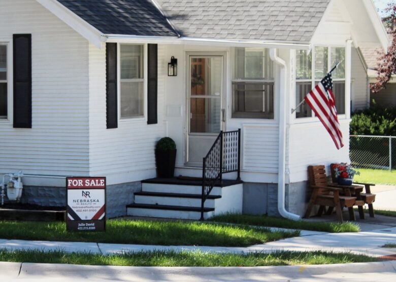 An Omaha for sale sign
