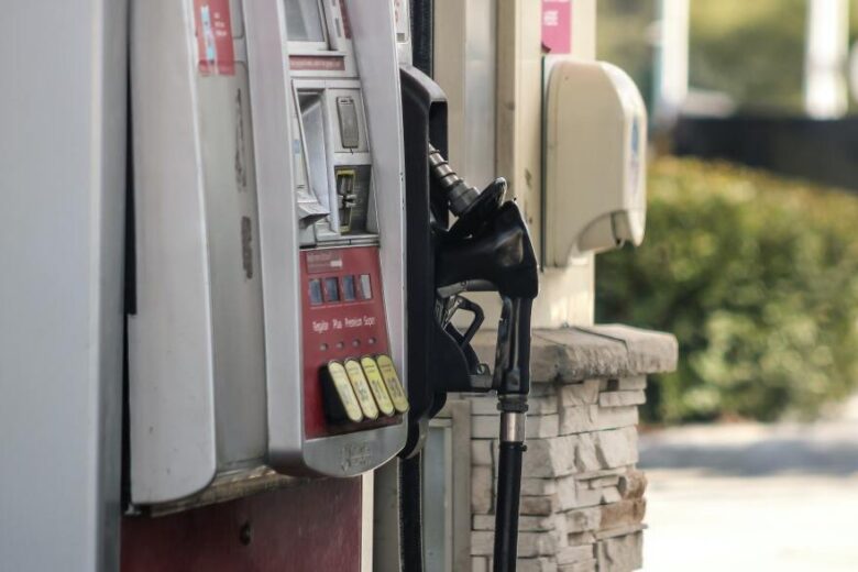 A gas station pump.