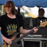 Matt Patton performs with Drive-By Truckers at the Maha Music Festival on July 31, 2021. Photo by Chris Bowling.