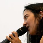 Michelle Zauner of Japanese Breakfast performs at the Maha Music Festival on July 31, 2021.