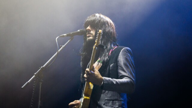 Mark Speer of Khruangbin performs at the Maha Music Festival on July 31, 2021. Photo by Chris Bowling.